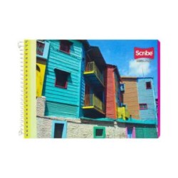 Cuaderno Italiano con Espiral Doble Raya Scribe