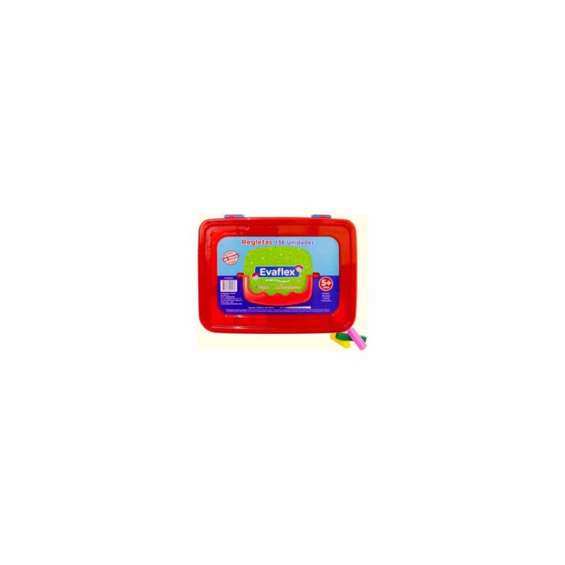 Juego de Regletas c/136 piezas Evaflex