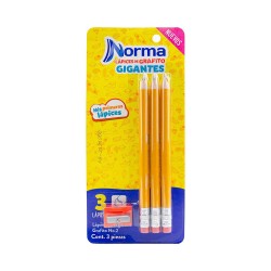 Lápiz Entrenador Triangular No. 2 HB Norma