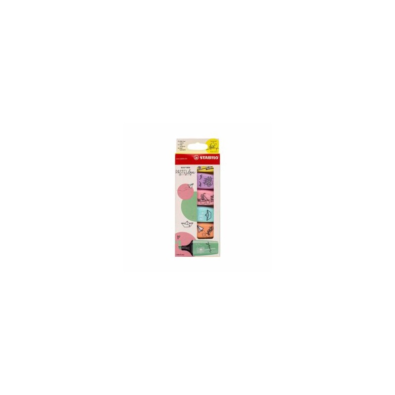 Marcatextos Stabilo Boss Mini Pastel Love c/6