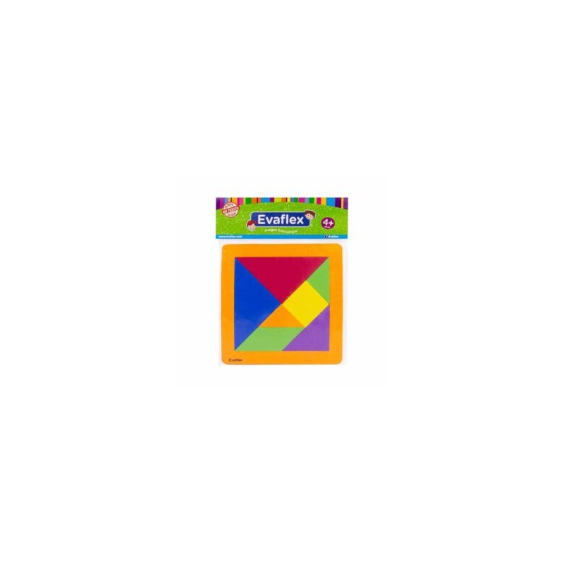 Tangram de Foamy 20 x 20 cm Evaflex