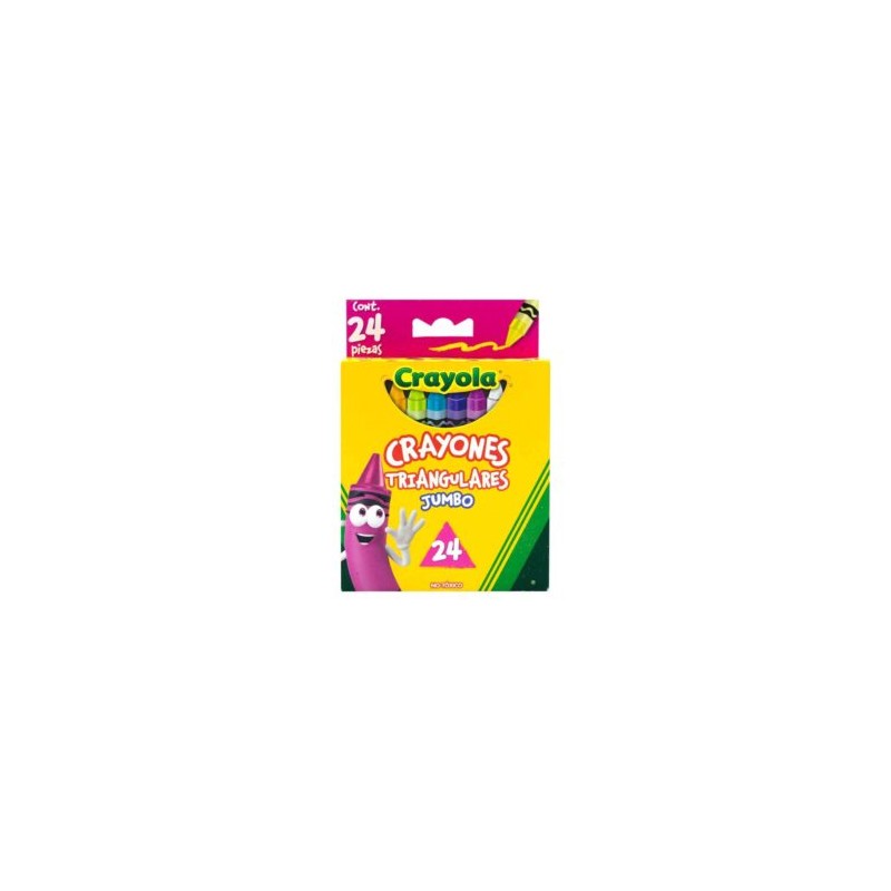 Crayones Jumbo Triangular Crayola c/24